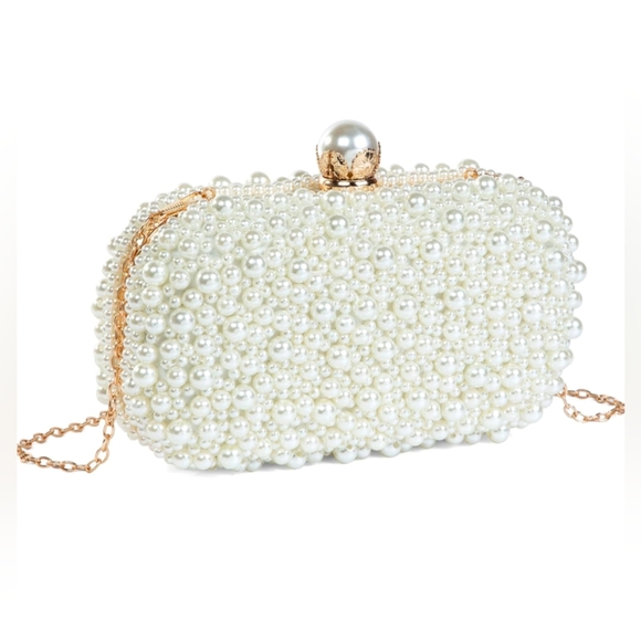 Simone - Pearl Hand Clutch - Picture 2 of 11